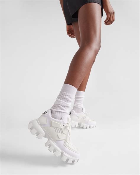 prada cloudbust sneakers white|prada cloudbust thunder sneakers women's.